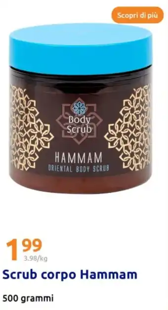 Action Scrub corpo hammam offerta