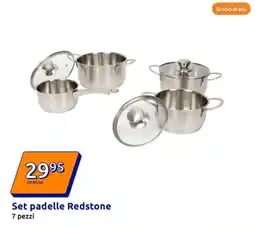 Action Set padelle redstone 7 pezzi offerta