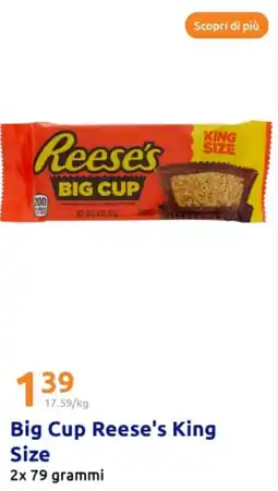 Action Big cup reese's king size offerta