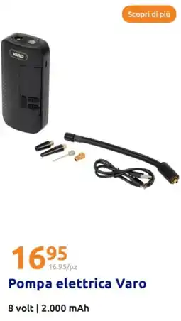 Action Pompa elettrica varo 8 volt | 2.000 mAh offerta