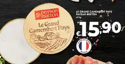 Bennet Le grand camembert pays paysan breton al kg offerta