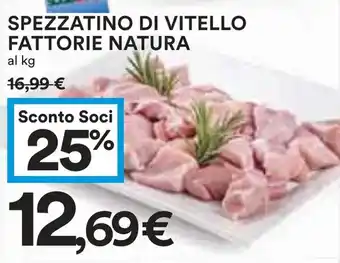 Coop Spezzatino di vitello fattorie natura offerta