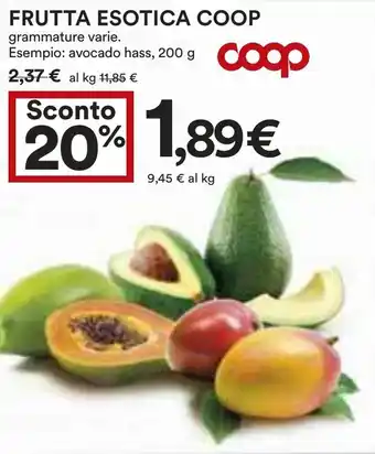 Coop Frutta esotica COOP offerta