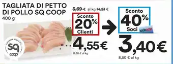 Coop Tagliata di petto di pollo sq COOP offerta