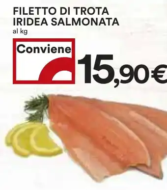 Coop Filetto di trota iridea salmonata offerta