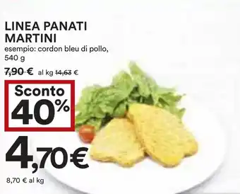 Coop Linea panati martini offerta