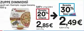 Coop Zuppe dimmidisì offerta