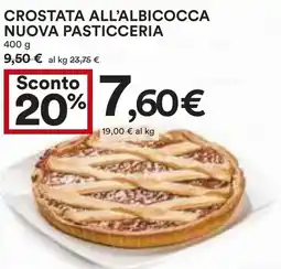 Coop Crostata all'albicocca nuova pasticceria offerta