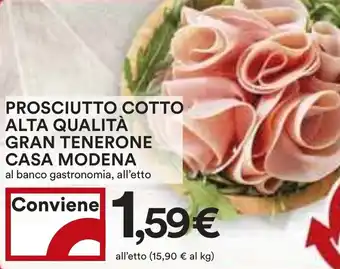 Coop Prosciutto cotto alta qualità gran tenerone CASA MODENA offerta