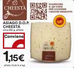 Coop Asiago d.o.p. CHEESTÀ offerta