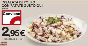 Coop Insalata di polpo con patate GUSTO QUI offerta