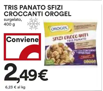 Coop Tris panato sfizi croccanti OROGEL offerta