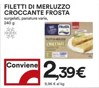 Coop Filetti di merluzzo croccante FROSTA offerta