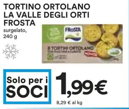 Coop Tortino ortolano la valle degli orti FROSTA offerta