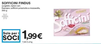 Coop Sofficini FINDUS offerta