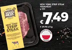 Bennet New york strip steak you&meat offerta