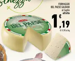 Conad Formaggio bel paese galbani al taglio all'etto offerta