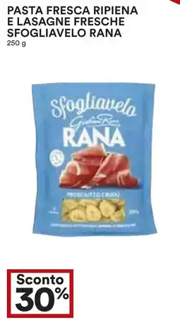 Coop Pasta fresca ripiena e lasagne fresche SFOGLIAVELO RANA offerta