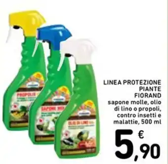 Spazio Conad Linea protezione piant fiorand sapone molle, olio di lino o propoli, contro insetti e malattie offerta