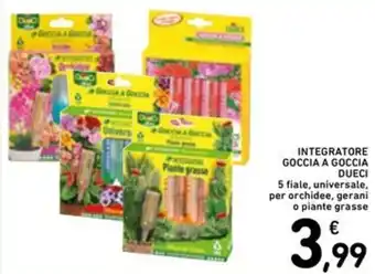 Spazio Conad Integratore goccia a goccia dueci 5 fiale, universale, per orchidee, gerani o piante grasse offerta