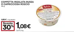 Coop Coppetta insalata russa o capricciosa ROSCIO offerta