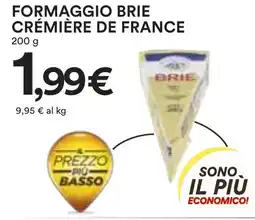 Coop Formaggio brie CRÉMIÈRE DE FRANCE offerta