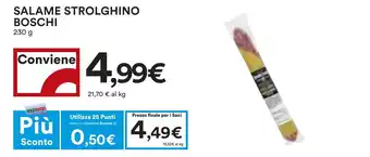 Coop Salame strolghino BOSCHI offerta