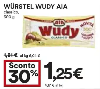 Coop Würstel wudy AIA offerta