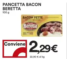 Coop Pancetta bacon BERETTA offerta