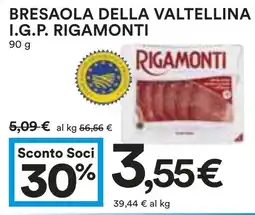 Coop Bresaola della valtellina i.g.p. RIGAMONTI offerta