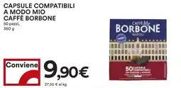 Coop Capsule compatibili a modo mio CAFFÈ BORBONE offerta