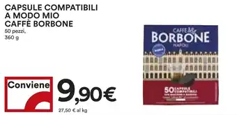 Coop Capsule compatibili a modo mio CAFFÈ BORBONE offerta