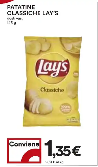 Coop Patatine classiche LAY'S offerta