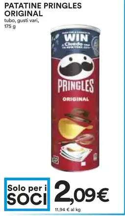 Coop Patatine pringles original offerta