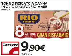 Coop Tonno pescato a canna in olio di oliva RIO MARE offerta