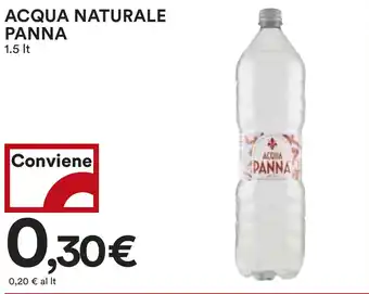 Coop Acqua naturale PANNA offerta