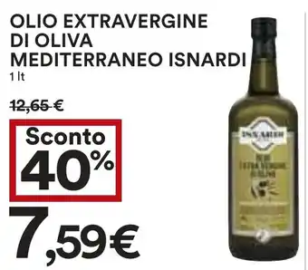 Coop Olio extravergine di oliva mediterraneo ISNARDI offerta