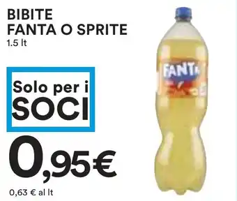 Coop Bibite fanta o sprite offerta