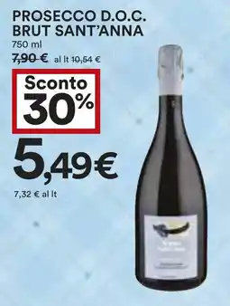 Coop Prosecco d.o.c. brut SANT'ANNA offerta