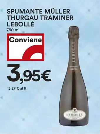 Coop Spumante müller thurgau traminer LEBOLLÉ offerta