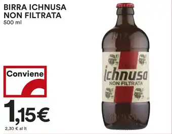 Coop Birra ichnusa non filtrata offerta