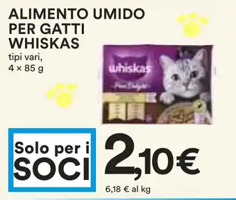 Coop Alimento umido per gatti WHISKAS offerta