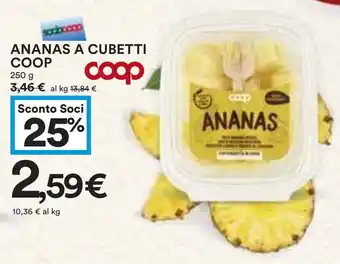 Coop Ananas a cubetti COOP offerta