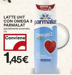 Coop Latte uht con omega 3 PARMALAT offerta