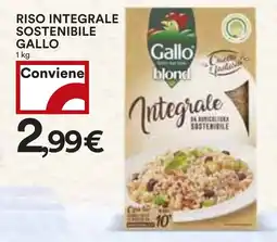 Coop Riso integrale sostenibile GALLO offerta