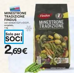 Coop Minestrone tradizione FINDUS offerta