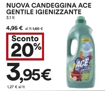 Coop Nuova candeggina ace gentile igienizzante offerta