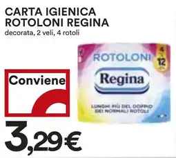 Coop Carta igienica rotoloni REGINA offerta