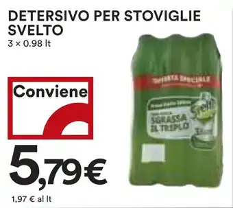 Coop Detersivo per stoviglie SVELTO offerta