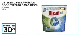 Coop Detersivo per lavatrice concentrato DIXAN DISCS offerta